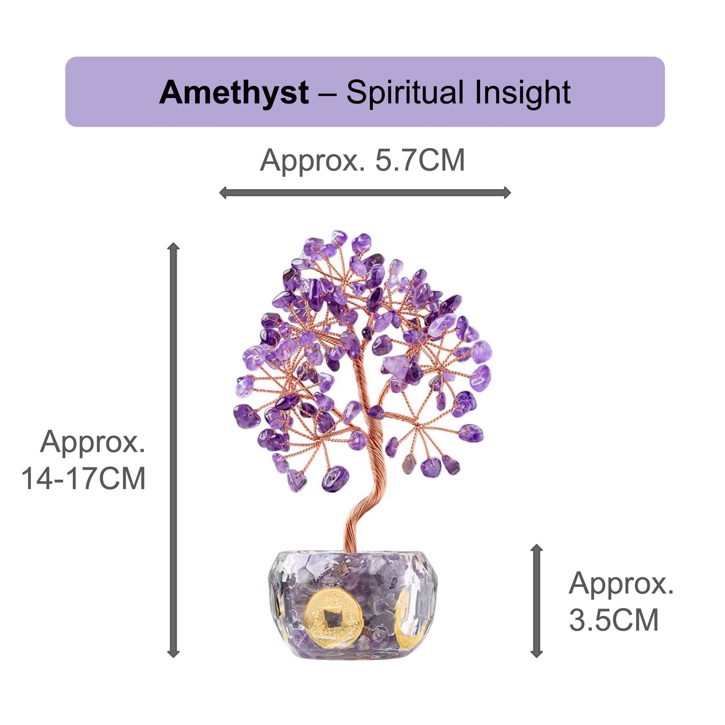 Amethyst - Feng Shui Crystal Tree