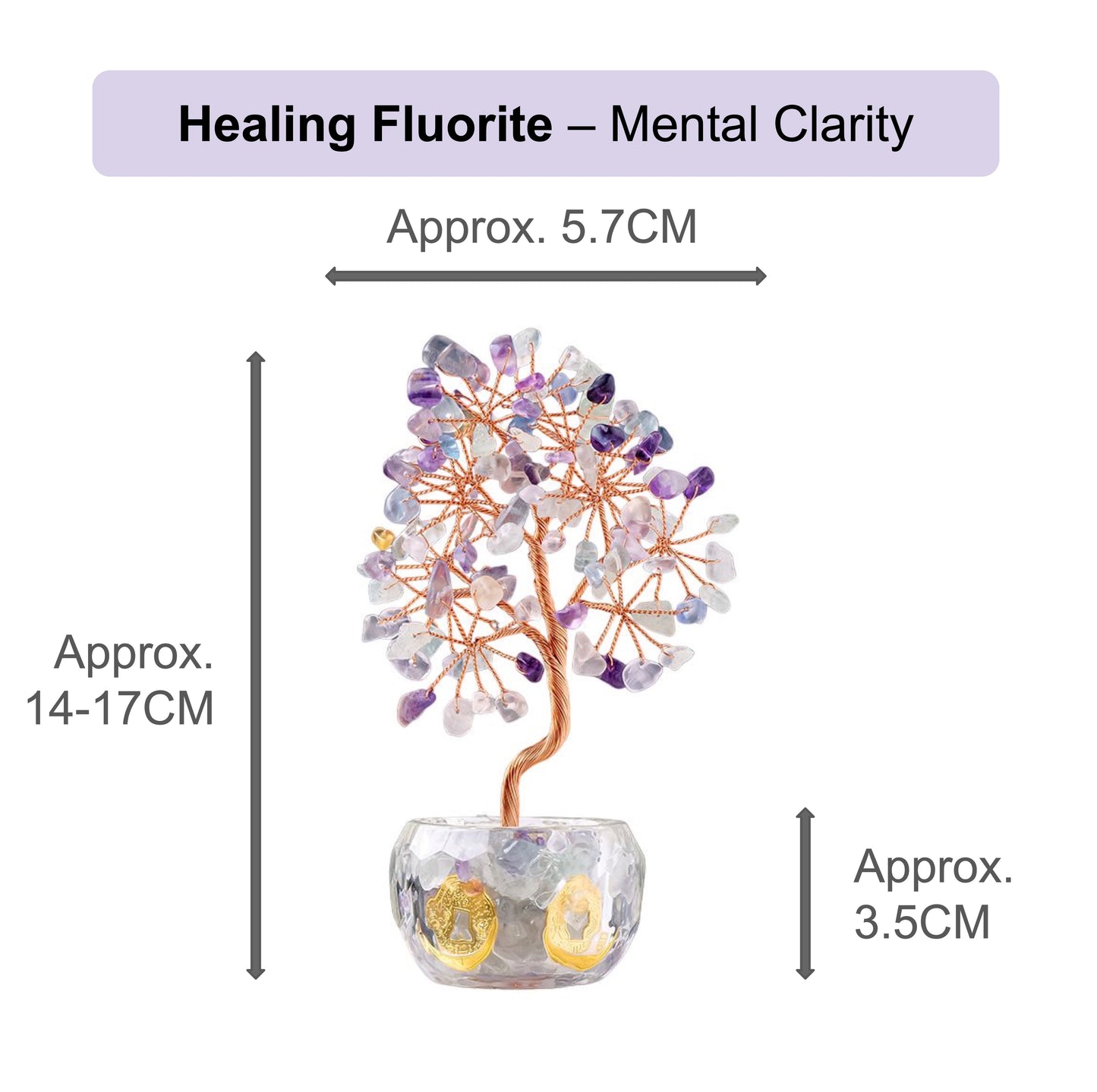 Healing Fluorite - Feng Shui Crystal Tree